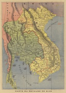 サイアム王国の地図